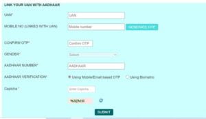 LINK YOUR UAN WITH AADHAAR