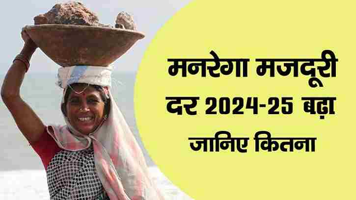 MNREGA Wage Rate 2024-25