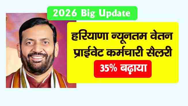 Minimum Wages in Haryana 2026